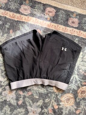 Under Armour Black Bandeau with Gray Elastic Band